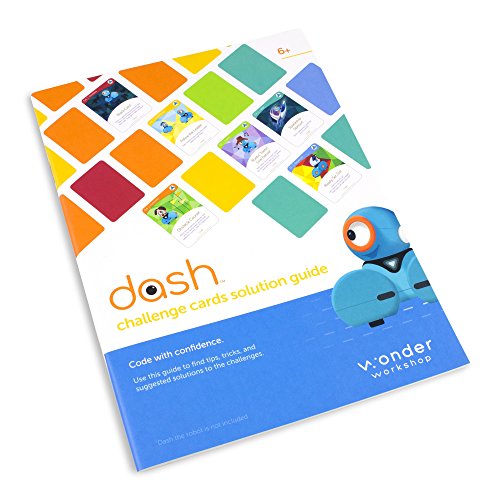 Wonder Workshop Dash Robot with Dash Challenge Cards Bundle - STEAM Learning Toys for Girls and Boys Ages 6+, Multicolor (Amazon Exclusive)