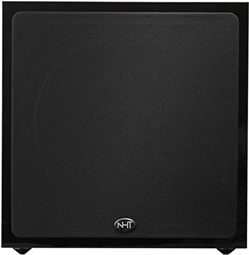NHT SS-10 10-inch Long Throw Powered Subwoofer, 250 Watts, High Gloss Black Laminate