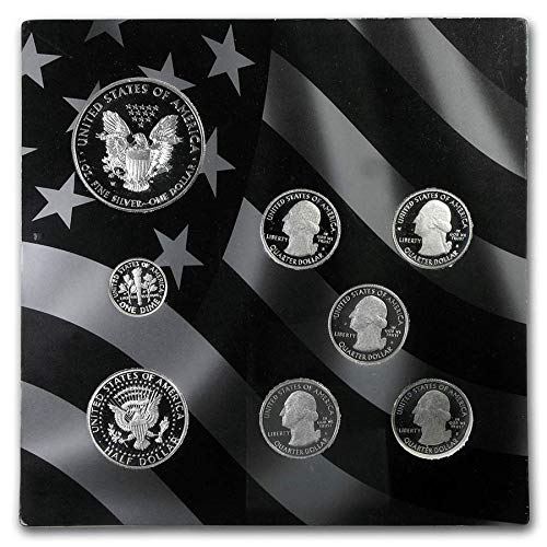 2012 S Limited Edition 8-Piece Silver Proof Set including Proof Silver Eagle $1 Choice DCAM with Original Packaging, Sleeve and COA US Mint