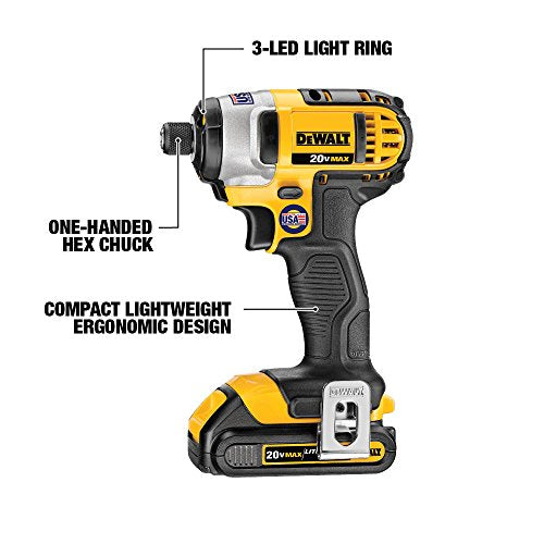 DEWALT 20V MAX Cordless Drill Combo Kit, 5-Tool (DCK592L2)