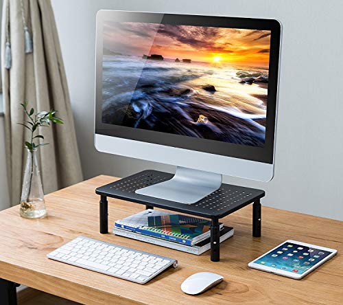 14 Pack Metal Monitor and Laptop Height Adjustable Stand Vented Metal Multi-Pack Lots by Husky Mounts (14 Pack)