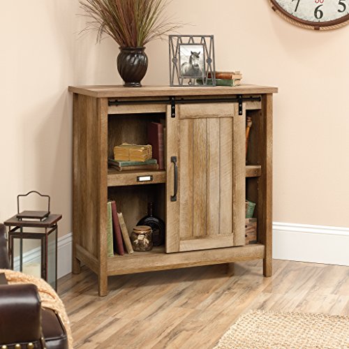 Sauder Adept Storage Accent Storage Cabinet, For TV's up to 39", Craftsman Oak finish