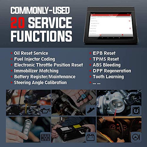 LAUNCH X431 V+ (Upgrade Version of X431 V PRO) Bi-Directional Key ECU Coding Actuation Test Diagnostic Scan Tool with 20 Reset Functions, BMS, ABS Bleeding TPMS Reset Full System 2 Years Free Update