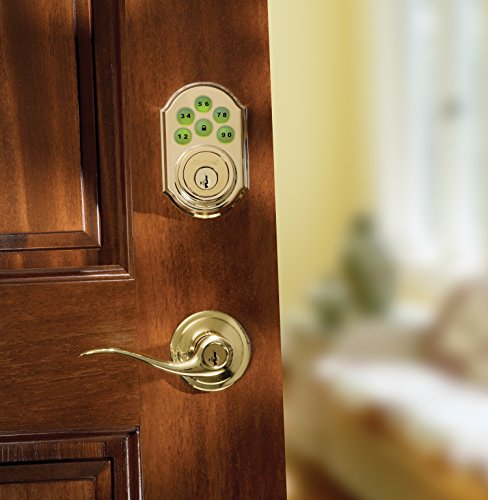Kwikset 910 Door Lock for U.S., 910TRL ZW L03 SMT (Lifetime Polished Brass), by Kwikset, Cert ID: ZC08-15060007