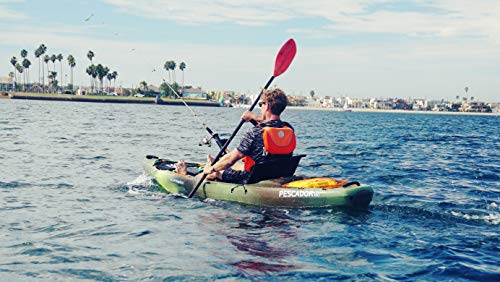 Perception Kayaks Pescador Pro 12 Sit on Top Fishing Kayak w/ Adjustable Lawn Chair Salsa, Model: 9350686176