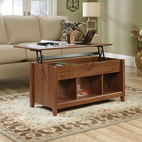 Sauder Edge Water Coffee Table, Auburn Cherry finish