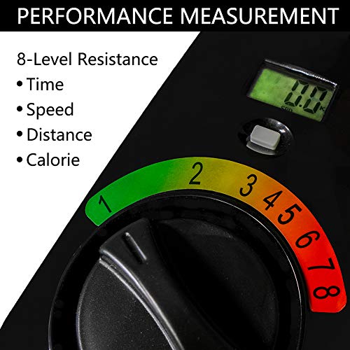 Fit Right 8 Level Magnetic Resistance Cardio Exercise Bike W/ Desk Standing Stationary Bike Adjustable Seat 285lb Max