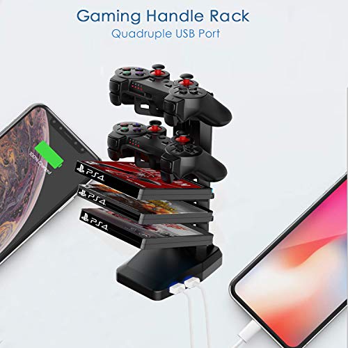 Lemberi Gaming Desk W/ RGB LED Lights Y-Shaped Computer Large Mouse Pad Pro Station W/ USB Handle Rack Cup Holder & Headphone Hook
