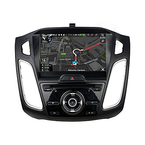 KUNFINE Android 10 Octa Core 4G Ram 32GB ROM Autoradio GPS Navigation DVD Multimedia Player Steering Wheel Control Headunit Stereo for Ford Focus 2015-2018