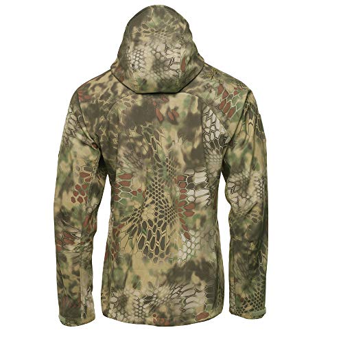 Kryptek Dalibor 3 Camo Hunting Jacket (Dalibor Collection), Mandrake, XL