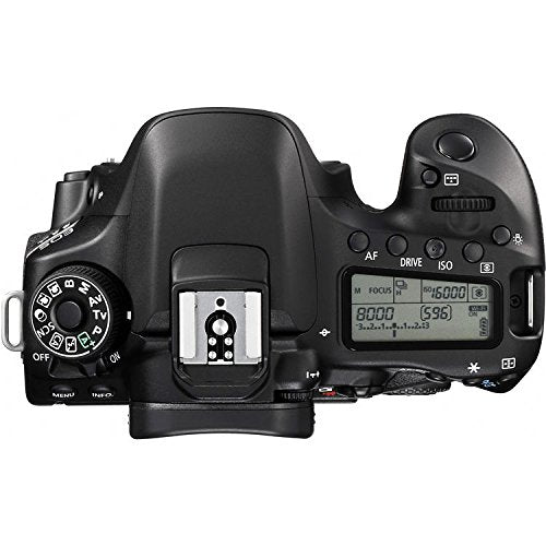 Canon EOS 80D DSLR Camera W/ 18-55mm, 50mm f1.8, & Sigma 70-300mm Lens 420-800mm & 650-1300mm Telephoto Zoom Lenses