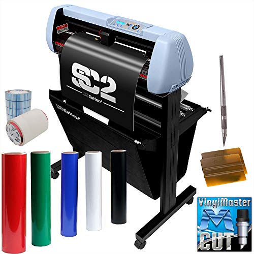 Vinyl Cutter Plotter SignShop Starter Bundle - 34 Inch SC2 Machine + Oracal 651 Transfer Tape