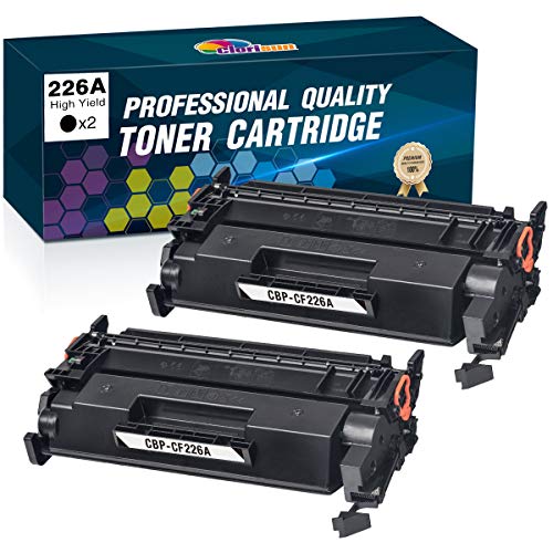 Clorisun Compatible Toner Cartridge Replacement for HP 26A CF226A 26X CF226X High Yield, to use with Laserjet Pro M402n M402dn M402dw Laserjet Pro MFP M426fdw M426fdn M426dw (Black, 2 Pack)