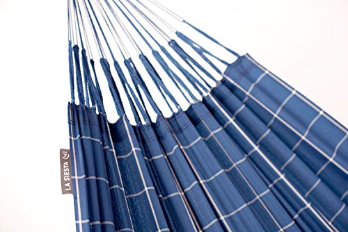 LA SIESTA Brisa Marine - Weather-Resistant Double Classic Hammock with Tree Strap Suspension Kit