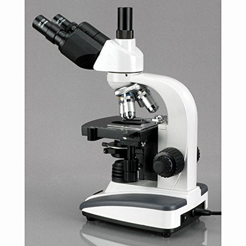 LED Trinocular Biological Compound Microscope 40X-2500X