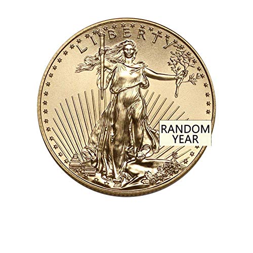 1986 - Present (Random Year) 1/2oz American Gold Eagle $25 Brilliant Uncirculated w/US Mint Box & Our COA