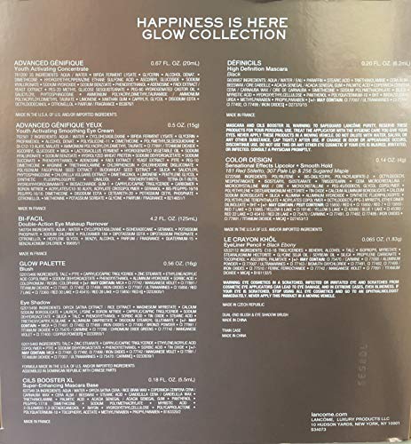 Lancome 2019 Holiday Beauty Box in GLOW Collection, 11 Full Size Best Sellers Favorites Set