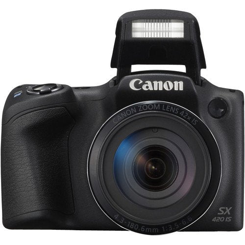 Canon Powershot SX420 is Digital Camera (Black) + Buzz Novice Bundle Kit