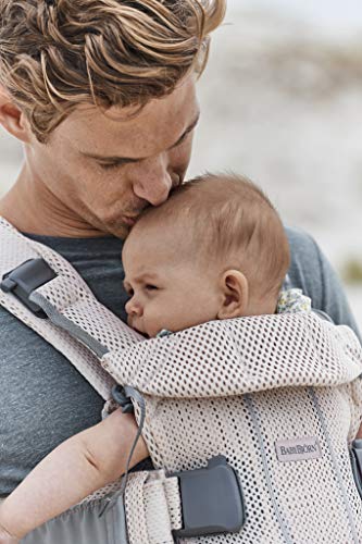BabyBjorn Ergonomic One Air Cool Mesh Adjustable Baby Carrier (Pearly Pink)