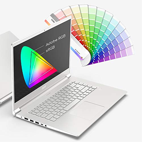 ConceptD 5 CN515-51-72FX Creator Laptop, 8th Gen Intel Core i7-8705G, AMD Radeon RX Vega M GL, 15.6" Ultra HD IPS Display, Pantone Validated, Delta E<2, 16GB DDR4, 512GB PCIe NVMe SSD
