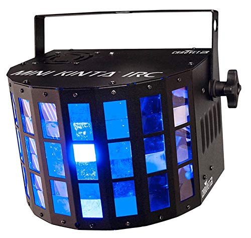 2 Chauvet DJ Mini Kinta IRC LED RGBW Sharp Beams Derby DMX Ambient Light Effects