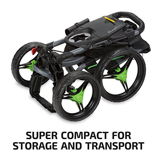 Bag Boy Golf Quad XL 4 Wheel Push Cart (Orange/Charcoal, )