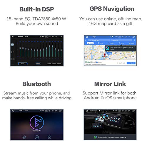 Dasaita 9" Android Car GPS Radio for Subaru Forester/WRX 2016 2017 2018 Audio Video Player 4G RAM 64G ROM Build in Carplay/Android Auto