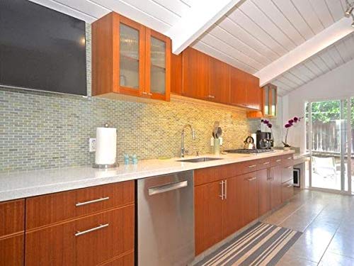 10 Sq Ft - Reflections Hand Painted Glass Mosaic Subway Tiles for Bathroom Walls or Kitchen Backsplash