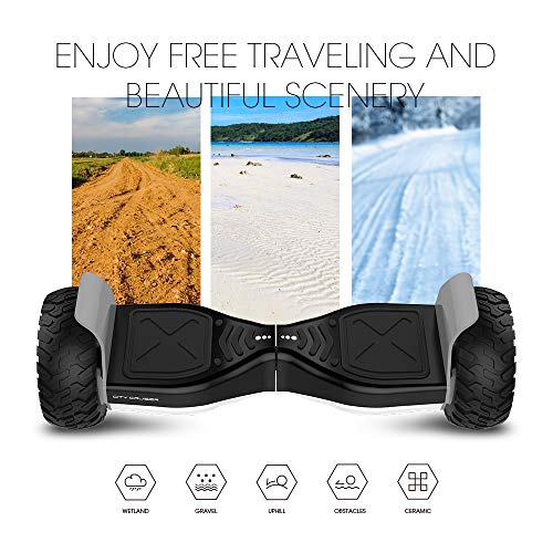 City Cruiser Hoverboard with Bluetooth Speaker, LED Light by UL 2272 Certified Camo Color