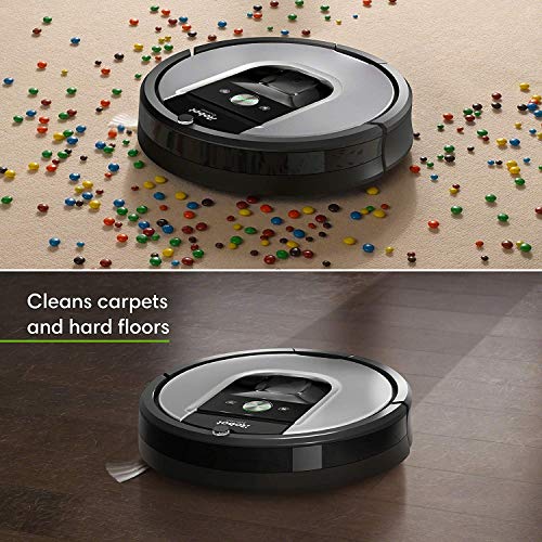 (Renewed) iRobot Roomba 960 Robot Vacuum- Wi-Fi Connected Mapping, Works with Alexa, Ideal for Pet Hair, Carpets, Hard Floors