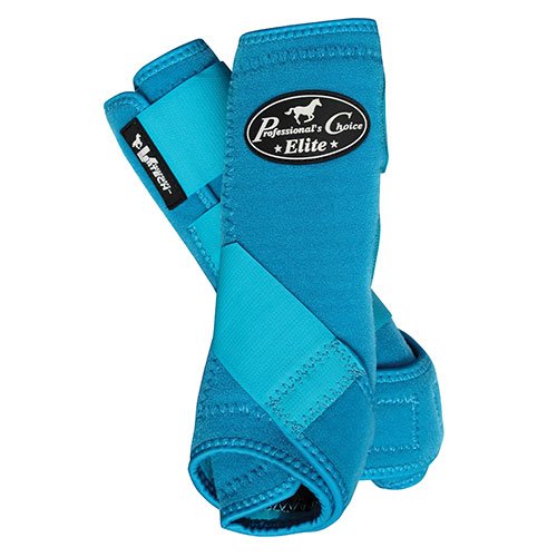 Professional's Choice ♦ VENTECH Elite Equine Sports Medicine Boots Set of 4 ♦ All Sizes & Colors (Pacific Blue, Small)