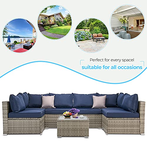 Laurel Canyon Patio Conversation Sets with Cushions Grey