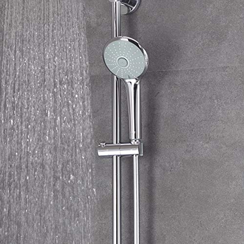 Grohe 26128001 Euphoria 2.5 Gpm Shower System with Thermostat for Wall Mount, Starlight Chrome