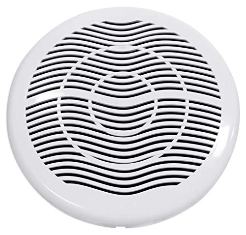 Rockville MS10LW 10" 2400w White Marine/Boat 10" LED Free Air Subwoofer+Mono Amp+Wire Kit
