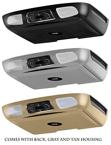 BOSS Audio Systems BV11.2MC 11.2" Flip-Down Car Monitor, Black Grey Tan Wireless