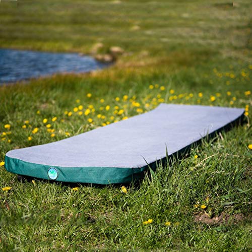 LaidBackPad Memory Foam Camping Sleeping Pad - Memory Foam Mattress for Camping, with Built-in Mattress Connector, The Most Comfortable Portable Sleeping Pad- 24 x 72 x 2⅜ Inches, 8.5 lbs