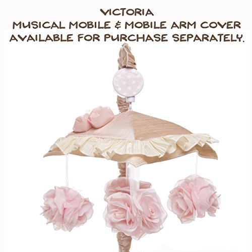Crib Bedding Set by Glenna Jean Baby Girl Nursery + Hand Crafted w/ Premium Quality Fabrics Pink & Ivory Accents