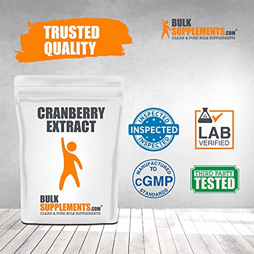 BulkSupplements.com Cranberry Extract Powder - Cranberry Supplements - Cranberry Supplements for Women - Cranberry Powder - Cranberry Vitamins (5 Kilograms - 11 lbs)
