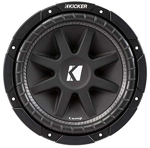 2 Kicker 43C104 10" 600 Watt Car Subwoofers + Box + 1100W Amplifier + Wire Kit