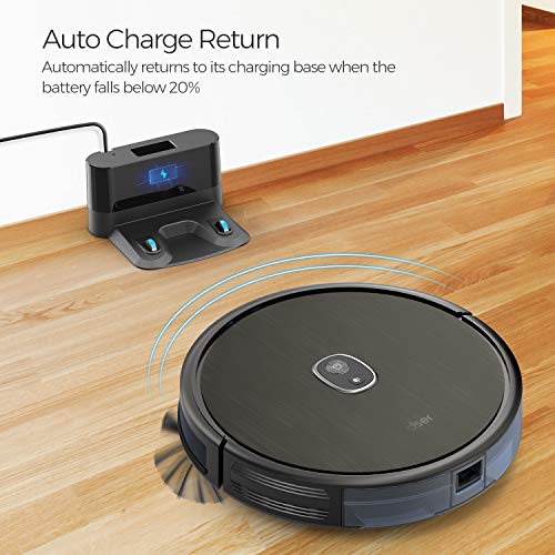1600Pa Robot Vacuum, dser Robotic Vacuum Cleaner, Self-Charging with 2 Boundary Strips, Quiet, Cleans Carpets and Pet Hair (RoboGeek 20T)