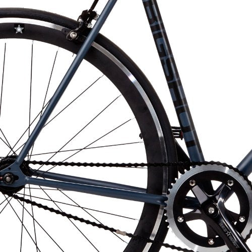 Big Shot Bikes Kyoto Gray |Fixie Track Bike Fixed Gear for Men & Women Rider Height 5'11" to 6'3" Large