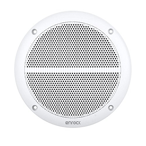 Kenwood Bluetooth CD MP3 USB AUX AM/FM Marine Boat Stereo Receiver 6x 6.5 Dual Cone Marine Speakers 4 Ch Waterproof 400 Watt Amplifier