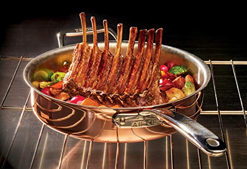 All-Clad Copper C4202 C4 2 Qt. Saucepan with Lid, Cookware
