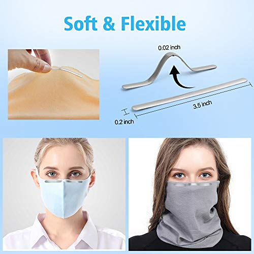 100PCS Aluminum Nose Wire for Mask Handmade DIY Wire Sewing Crafts