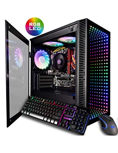 CUK Continuum Micro Gamer PC (AMD Ryzen 5 3600, 16GB 3200MHz RAM, 512GB NVMe SSD, AMD Radeon RX 5700 XT 8GB, 600W Gold PSU, AC WiFi, Windows 10 Home)