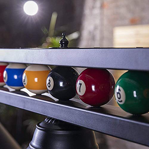 Wellmet Billiard Light For Pool Table Hanging Over W/ Matte Metal Shades & Ball Decor Perfect For Game Room Kitchen Island