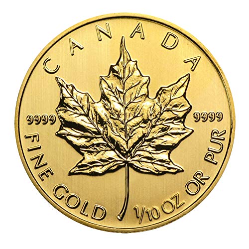 1/10 Ounce Canadian Gold Maple Leaf $5 Brilliant Uncirculated