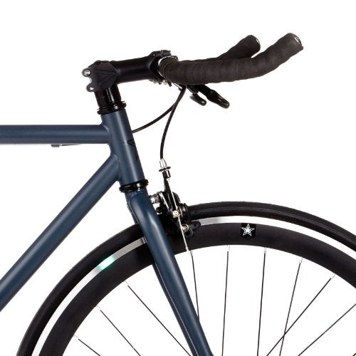 Big Shot Bikes Kyoto Gray |Fixie Track Bike Fixed Gear for Men & Women Rider Height 5'11" to 6'3" Large