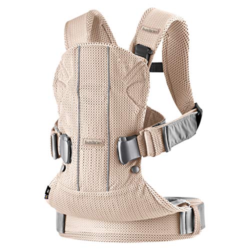 BabyBjorn Ergonomic One Air Cool Mesh Adjustable Baby Carrier (Pearly Pink)