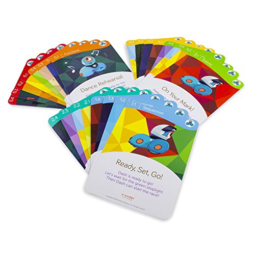 Wonder Workshop, Dash Robot Coding for Kids 6+, Dash Challenge Cards and Sketch Kit Bundle, Multicolor (Amazon Exclusive)